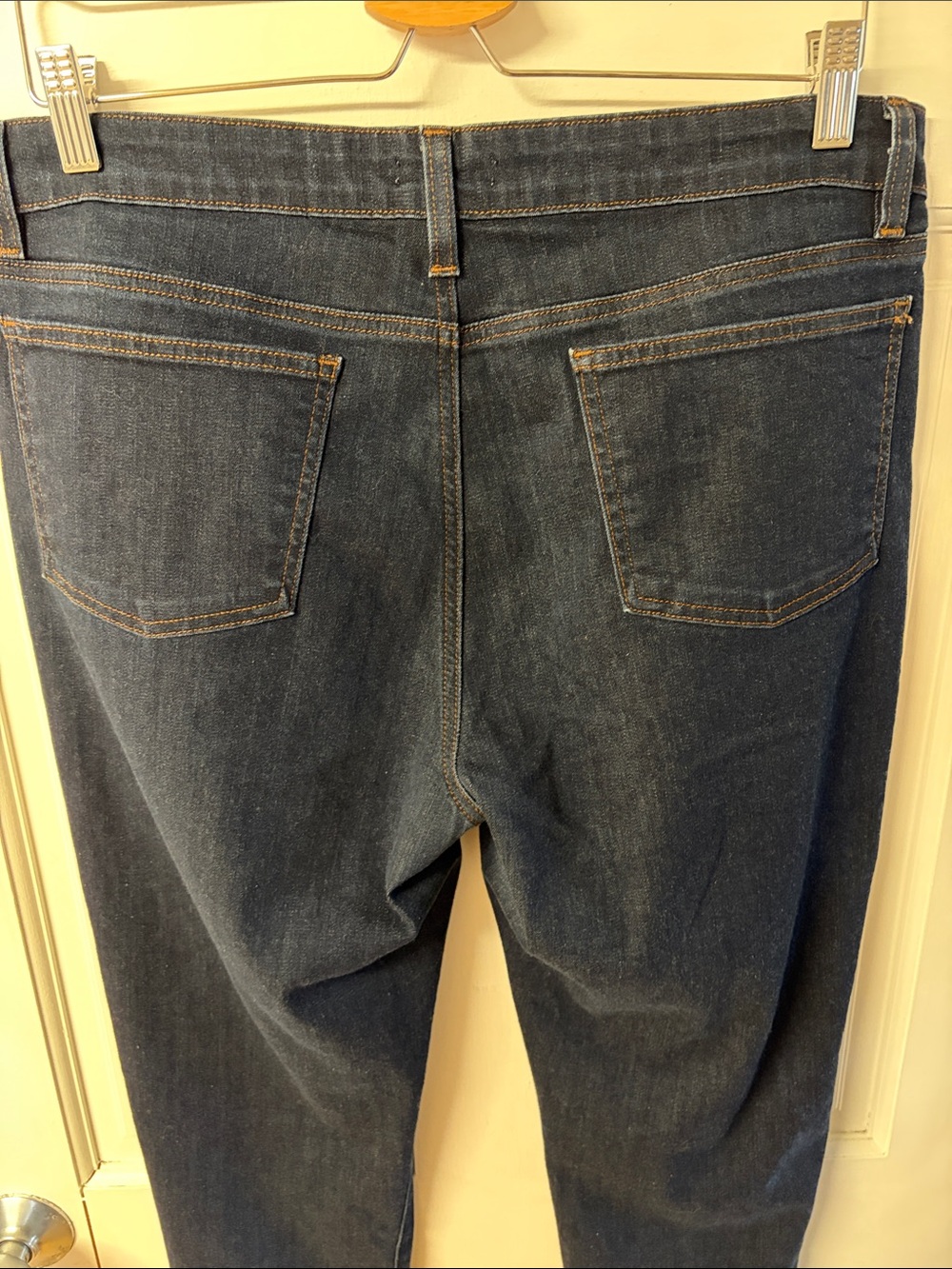 Eileen Fisher Cotton Stretch Denim Slim Jean classic 5 pocket jeans women’s 14 - Picture 7 of 14